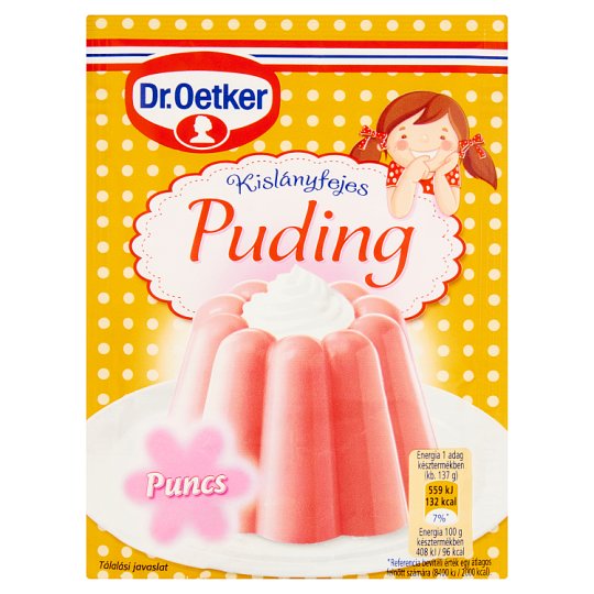 Dr. Oetker Kislányfejes Puding puncs pudingpor 40 g