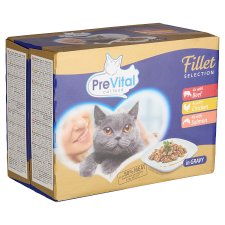 PreVital Complete Pet Food for Adult Cats in Sauce 12 x 85 g