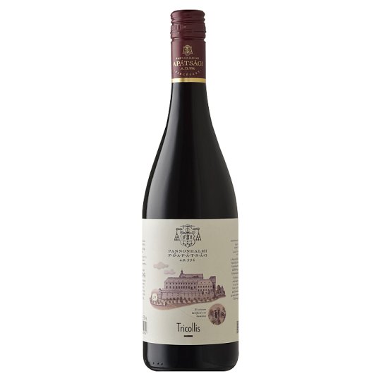 Pannonhalmi Tricollis Vörös száraz vörösbor 14% 0,75 l