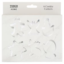 Tesco Home 6 Cookie Cutters