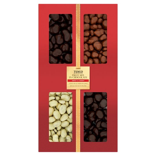 Tesco Fruit Mix in Chocolate 400 g Tesco Online, Tesco From Home