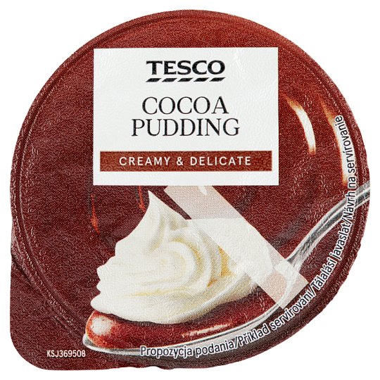 Tesco kakaóízű puding habbal 175 g