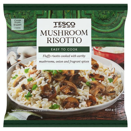 Tesco DeepFrozen Mushroom Risotto 400 g Tesco Online, Tesco From