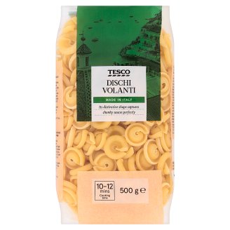 Tesco Italian Dischi Volanti száraztészta durumbúza-őrleményből 500 g