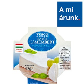 Tesco natúr camembert 120 g