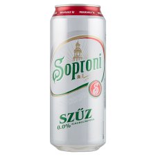 Soproni Szűz alkoholmentes világos sör 0,5 l doboz