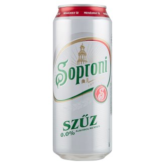 Soproni Szűz alkoholmentes világos sör 0,5 l