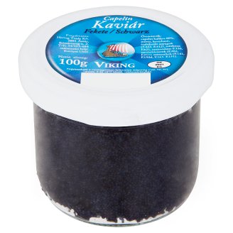 Viking capelin fekete kaviár 100 g