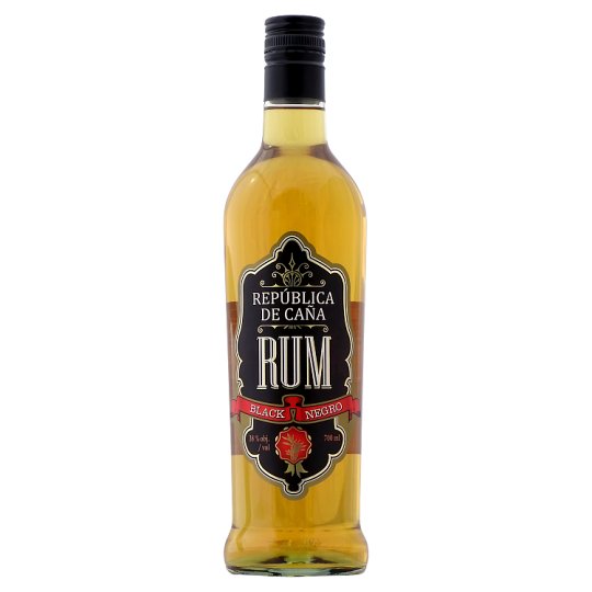 República de Caña Black Rum 38% 700 ml