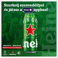 Heineken minőségi világos sör 5% 0,5 l doboz