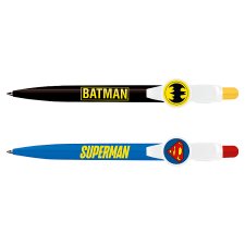 Batman/Superman nyomógombos golyóstoll