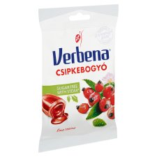 Verbena töltött keménycukorka csipkebogyó kivonattal, édesítőszerekkel és C vitaminnal 60 g