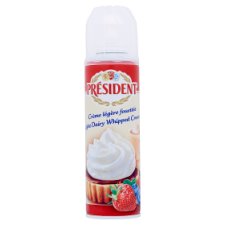 Président UHT cukrozott tejszín spray 250 g