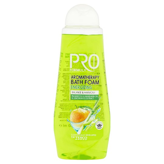 Tesco Pro Formula Aromatherapy Energizing Bath Cream 750 ml Tesco