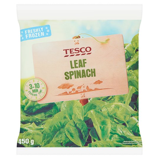 Tesco gyorsfagyasztott parajlevél adagok 450 g