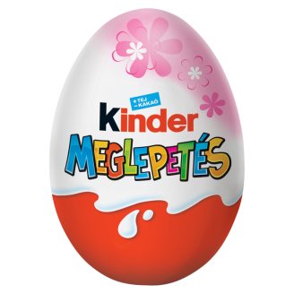 Kinder Meglepetés kislányoknak belső tejes réteggel bevont tejcsokoládé tojás 20 g