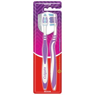 Colgate ZigZag közepes fogkefe 2 db