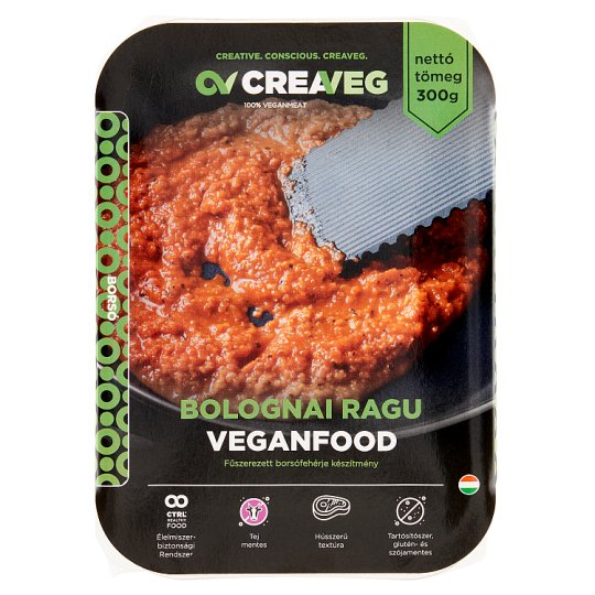 Creaveg Veganfood Bolognese Ragout Seasoned Pea Protein Preparation 300 g Tesco Online, Tesco