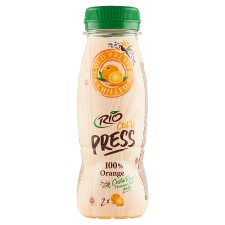 RIO 100% narancslé közvetlenül préselve, narancspulppal. 200 ml