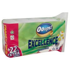 Ooops! Excellence Camomile Toilet Paper 3 Ply 16 Rolls