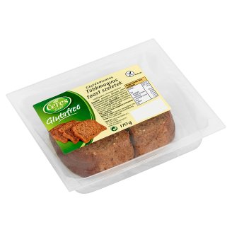Ceres Sütő Glutafree gluténmentes többmagvas toast szeletek 170 g