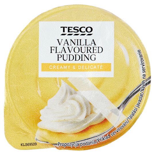 Tesco vaníliaízű puding habbal 175 g