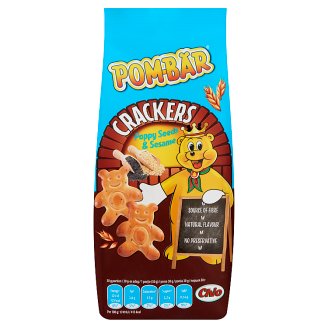 Pom-Bär Crackers mákos-szezámmagos kréker 90 g