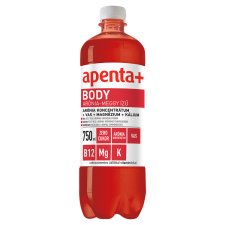 Apenta+ Body arónia-meggy ízű szénsavmentes üdítőital édesítőszerekkel, vitaminokkal 750 ml