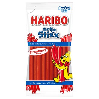 Haribo Balla Stixx gyümölcsízű gumicukorka 80 g