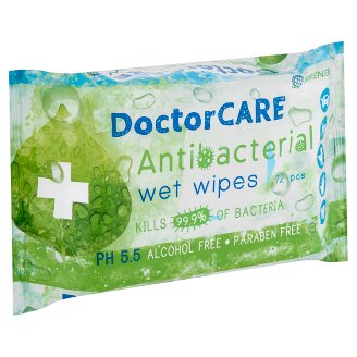 DoctorCare antibakteriális nedves törlőkendő 72 db