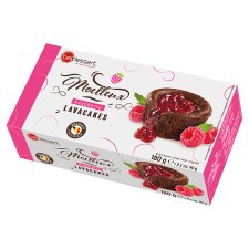 Beldessert fagyasztott csokoládés-málnás lávatorta 2 x 90 g (180 g)