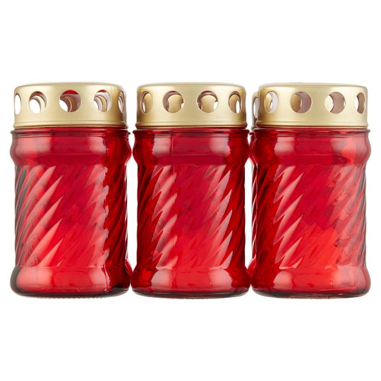 Grave Candle in Glass Holder 6 x 30 g