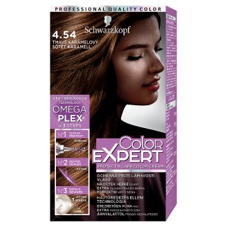 Schwarzkopf Color Expert tartós krémhajfesték 4-54 Sötét karamell