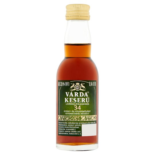 Várda Keserű Bitter Liqueur Speciality 37,5% 0,04 l