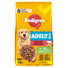 Pedigree Adult teljes értékű szárazeledel felnőtt kutyák számára marhával és zöldségekkel 500 g