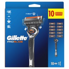 Gillette ProGlide Razor For Men, 10 Razor Blade Refills