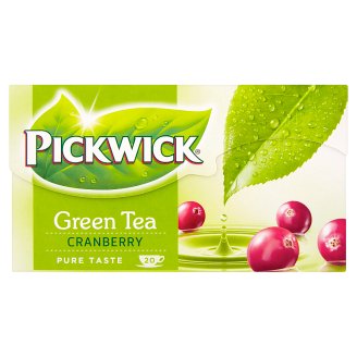 Pickwick vörös áfonyaízű zöld tea 20 filter 30 g