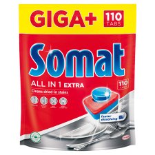 Somat All in 1 Extra gépi mosogatótabletta 110 db