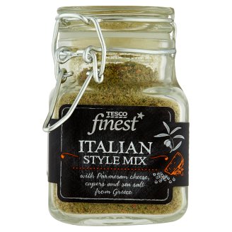 Tesco Finest fűszerkeverék reszelt parmezán sajttal és kapribogyóval 45 g