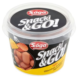 Sága Snacki & Go! sajtos pulykahúsból készült termék 140 g