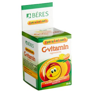 Béres Egészségtár C-vitamin rágótabletta gyerekeknek 30 db 16,2 g