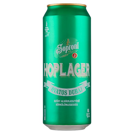 Soproni Óvatos Duhaj Hoplager szűrt alsóerjesztésű sörkülönlegesség 4,5% 0,5 l doboz