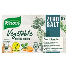 Knorr Salt-Free Vegetable Soup Cubes 8 x 9 g (72 g)