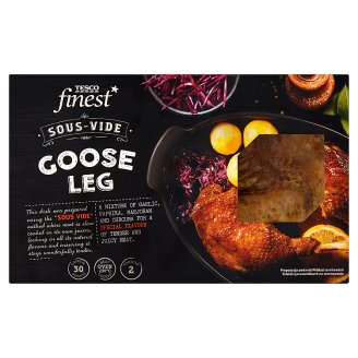 Tesco Finest Sous-Vide lassan főzött libacomb fűszerezve