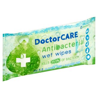 DoctorCare antibakteriális nedves törlőkendő 15 db
