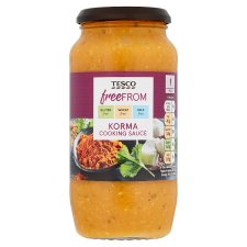 Tesco Free From Korma enyhén csípős, krémes szósz kókusszal 500 g