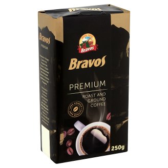 Bravos Premium őrölt pörkölt kávé 250 g