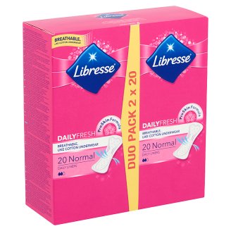 Libresse Daily Fresh Normal nedvszívó tisztasági betét 2 x 20 db