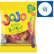 JOJO Sour Worm Mixed Fruit Flavoured Gummy Candy 80 g