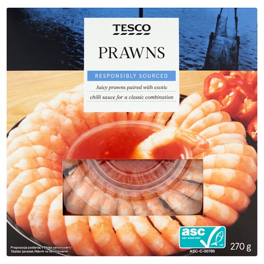 Tesco QuickFrozen Prawns with Exotic Chili Sauce 270 g Tesco Online